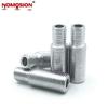 Полая латунная трубка M10*21—8*9 с полной резьбой, гальваническое покрытие белым цинком