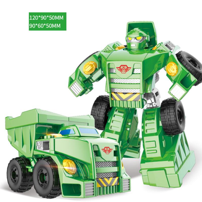 Деформационный робот QQs, модель автомобиля, игрушка-головоломка, развивающая игрушка, рождественские подарки для мальчиков