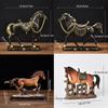1Pc Synthetic Resin Affordable Luxury Home Decoration Gift Horse Ornament Fortune Craft Decorations