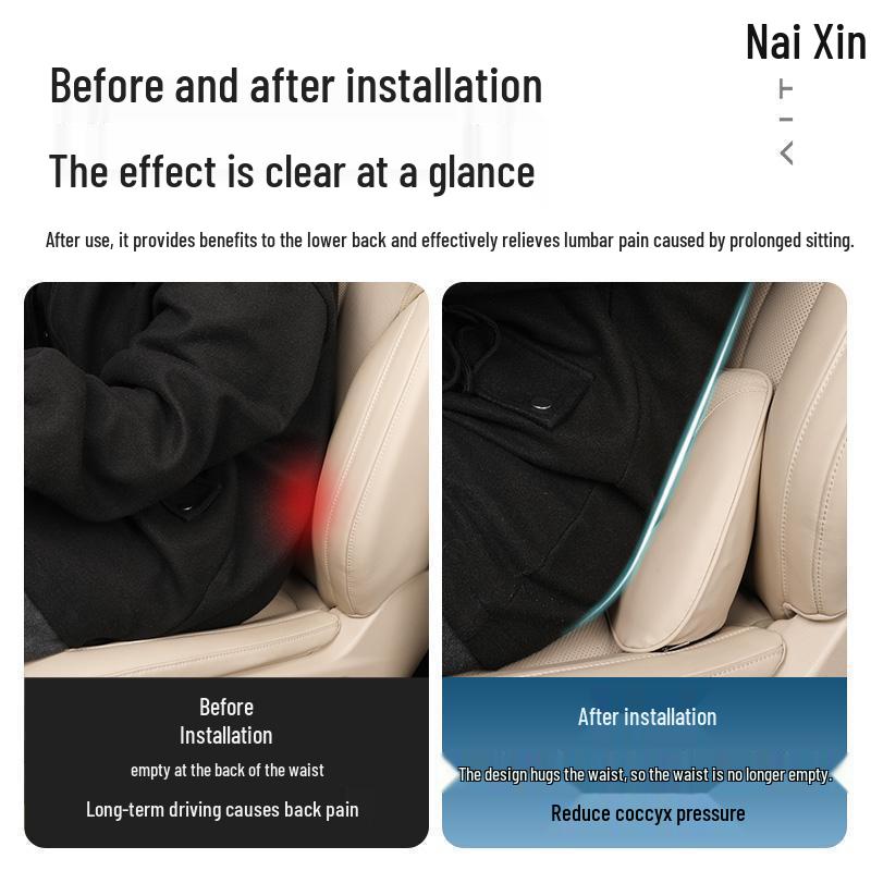 Wenjie M7 Memory Foam Lumbar Support Cushion - 2024 New Automotive Interior Accessory