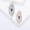 Pendant Feather Brooch Dual Purpose Pin Brooch Ladies Celebrity Temperament Brooch Corsage