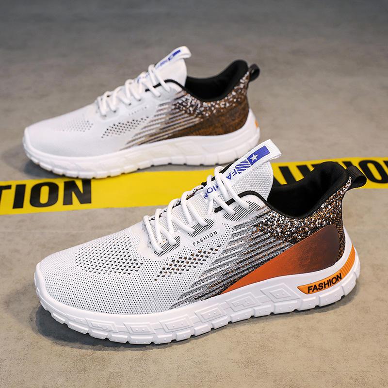 Sport Shose Outdoor Fashionable Lightweight Casual Shoes Breathable Anti-Slip Wear-Resistant Mesh Shoes Sneakers For Men Cheap