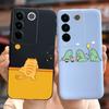 Чехол для Vivo V27 Чехол для Vivo V27e V2237 Милый Модный Расписной Чехол Мягкий Силиконовый Чехол для Телефона Для Vivo V27 Pro V 27 V27e Задняя Крышка Сумки