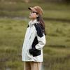 2023 New Outdoor Color Block Windbreaker: Unisex Trendy Windproof Jacket for Spring & Autumn Camping and Mountaineering.