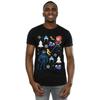 Marvel Mens Black Panther And Black Widow Christmas Day T-Shirt