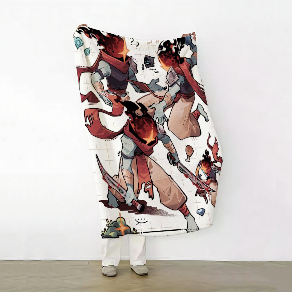 Game D Dead C Cells Throw Soft Warm Flannel Fleece Throw Blanket for Sofa Bed Travel Home