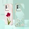 N93 Мягкие чехлы из ТПУ с покрытием пион для Samsung A54 A13 A14 S24 Plus S23 Ultra S20 S21 FE A55 A05 A52s противоударный чехол