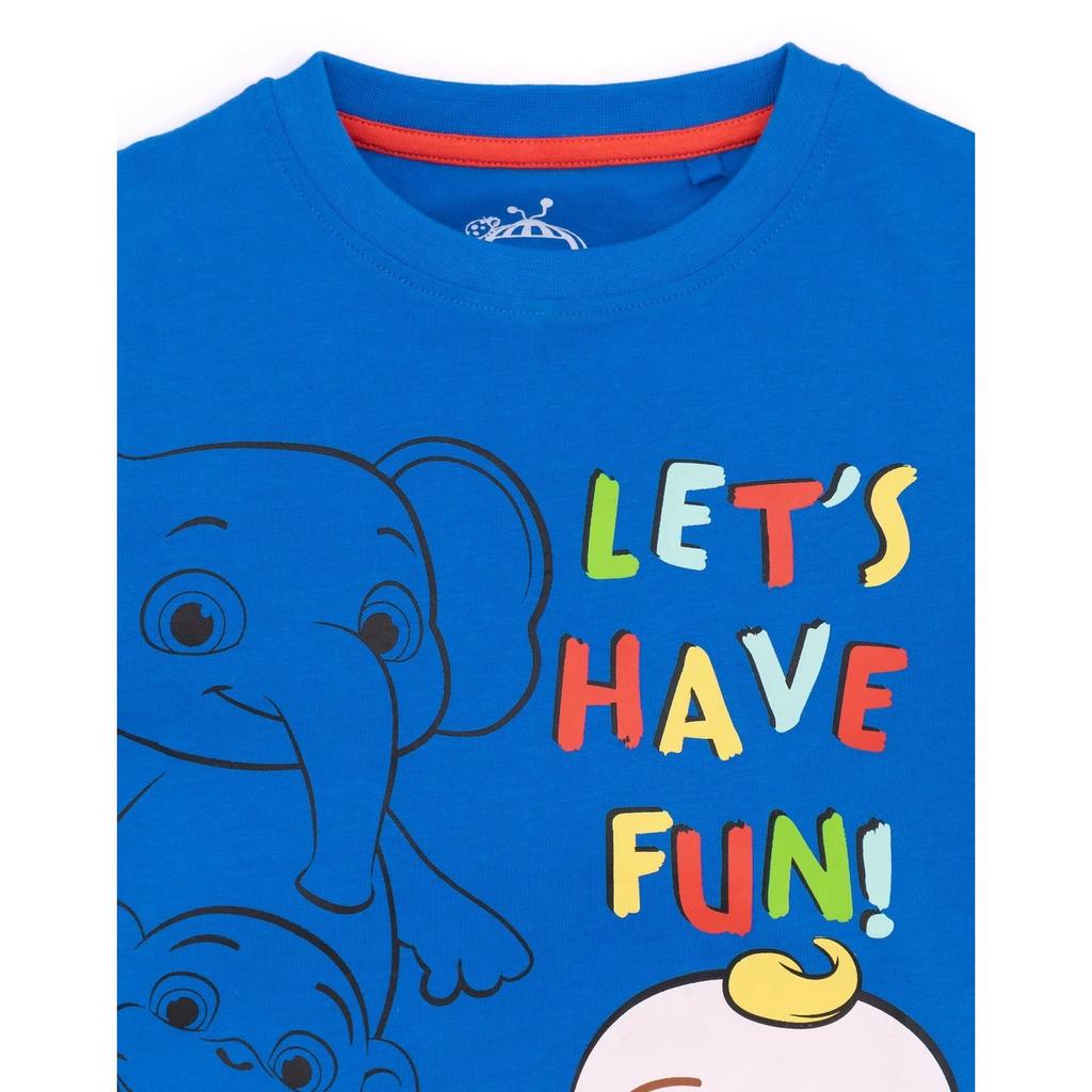 Футболка с короткими рукавами Cocomelon Baby Boys LetÂ´s Have Fun Baby JJ