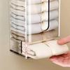 Wall-Mounted Hanging Panties Dispenser Suction Cup Clear Socks Organizer  Bathroom
