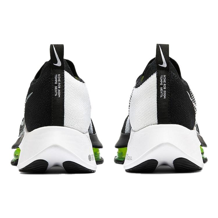 Nike Air Zoom Tempo NEXT% Flyknit 'Black White Volt' Men's CI9923-001