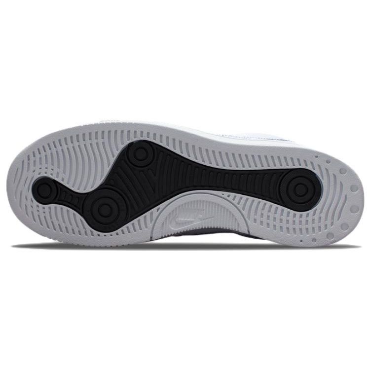 Nike Squash Type Leather Fabric Slip Resistant Durable Lightweight Low Top Skate Shoes Men Skate Shoes Black White CT2922-100