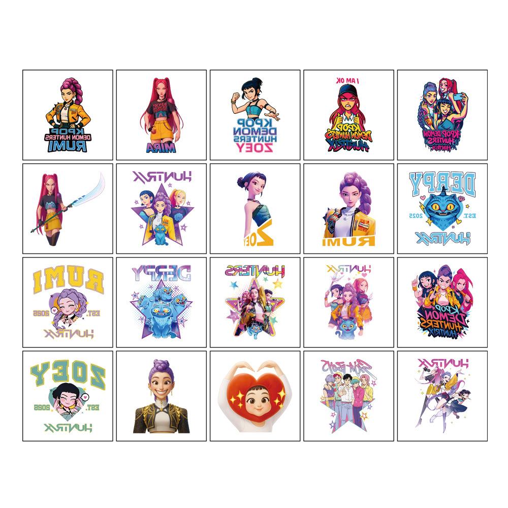 Cute cartoon tattoo sticker waterproof female long-lasting simulation