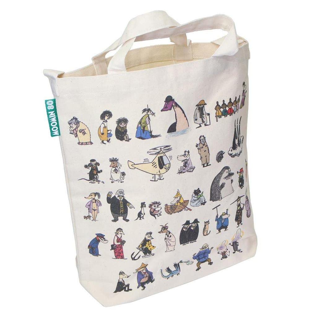 Moomin 80th Anniversary Shoulder Tote Bag All Star Natural