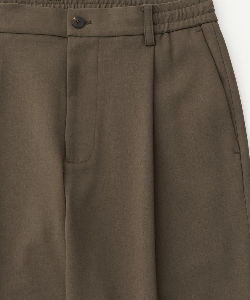 ANOTHER OFFICE Habana Banded Slacks (Dark Khaki)