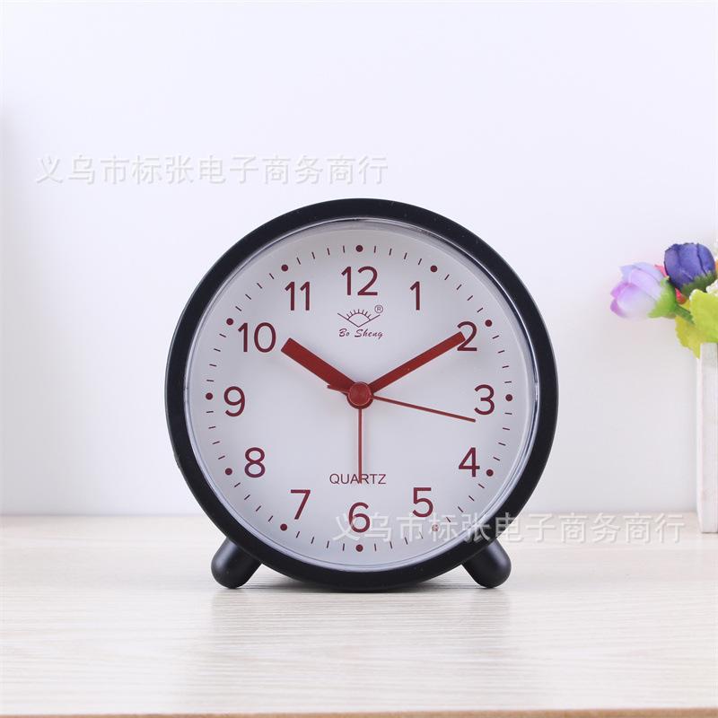 Creative silent alarm clock Modern student bedroom bedside table clock Simple children wake up clock