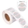 500Pcs/Roll Candle Jar Container Labels Wax Melting Safety Stickers Decal for Candle Making DIY 1.5 Inch Warning Label Sticker