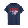 Womens/Ladies Lilo & Stitch Hearts Cotton Boyfriend T-Shirt