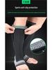 HT020 Breathable Compression Calf Sleeves: Extra Long Support for Basketball, Football, and Hiking
