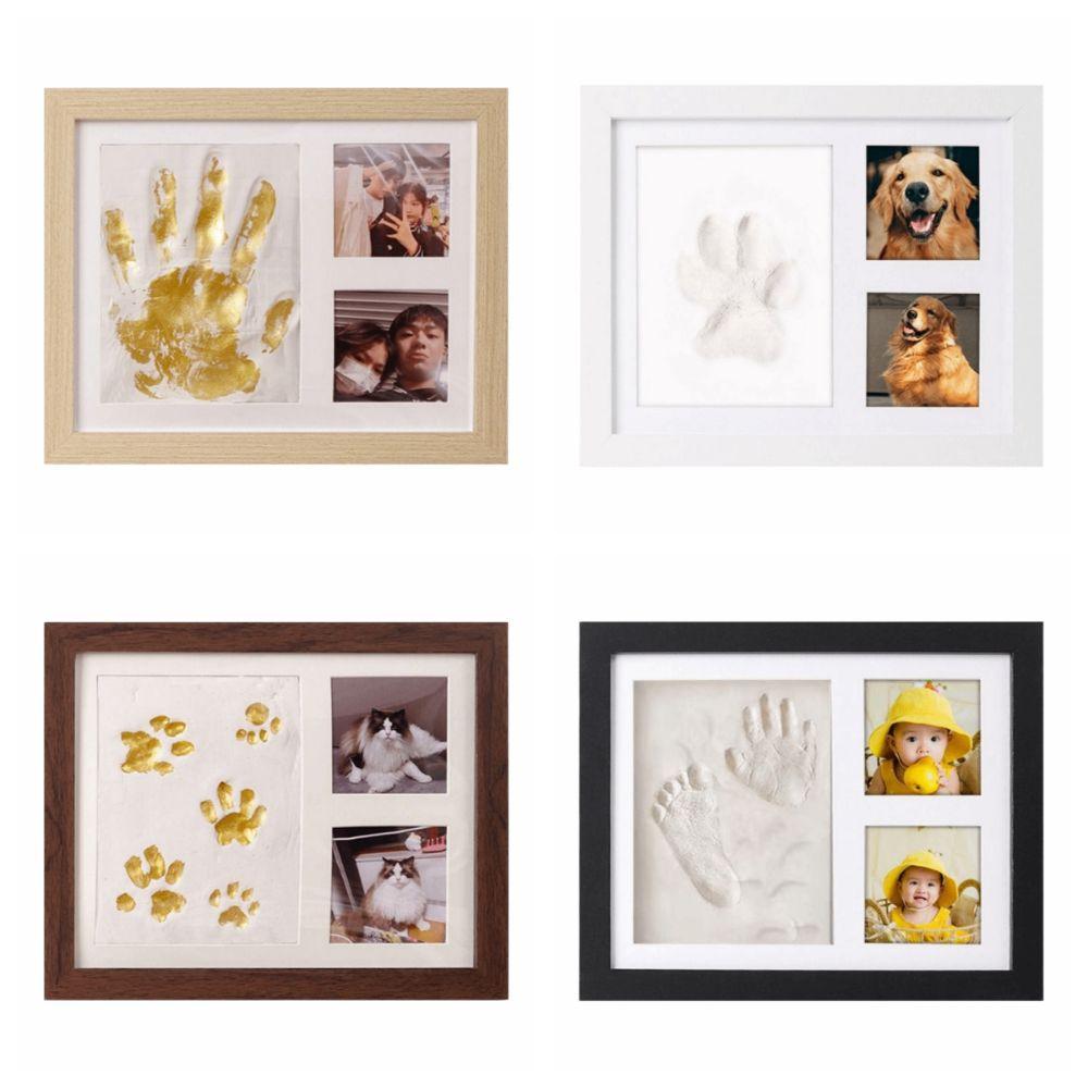 Creative DIY Keepsake Kit Safe Pet Paw Print Frame Footprint Frame Baby Shower Gift