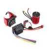 Waterproof F540 3300KV 4 Pole Brushless Motor 60A ESC Set with Heat Sink Combo for 110 RC Car