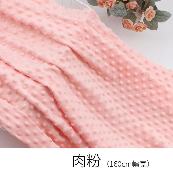 0.5м /1м Супермягкий Вельвет Бин Шорсткий Плюш Ткань Для Детского Одеяла, Постельного Белья, Плюшевых Кукол, Ткани для Рукоделия DIY TJ7286