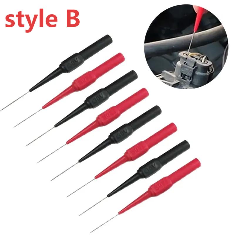 Car Vehicle Gauge Test Light Auto Light Lamp Voltage Test Pen Detector Copper Auto Circuit Tester Truck Voltage Tester DC 6-24V Code Readers 4