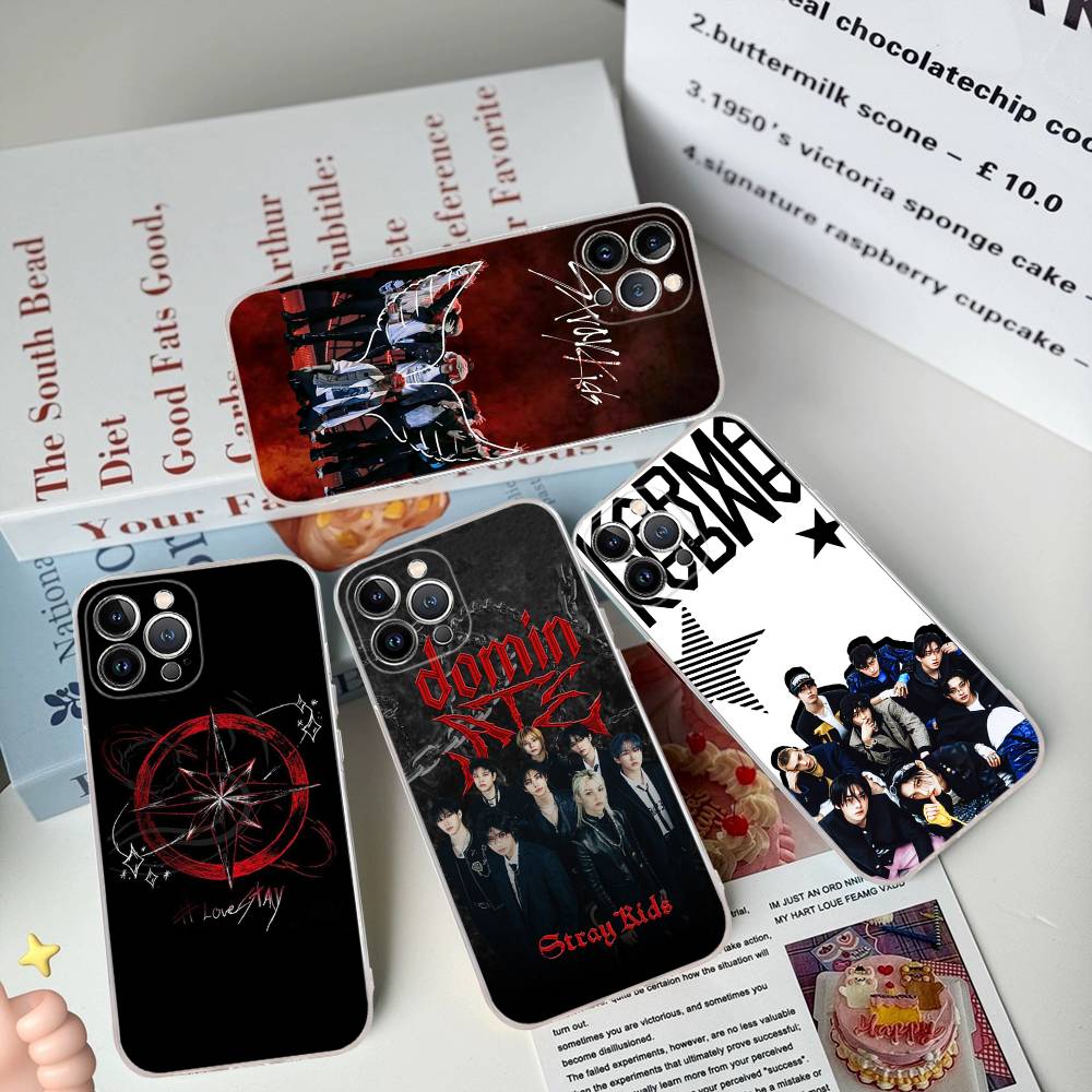 Kpop S-Stray K-Kids Прозрачный чехол для телефона для IPhone 17 Air 16 Pro Max 15 14 13 12 11Plus Ударопрочный чехол