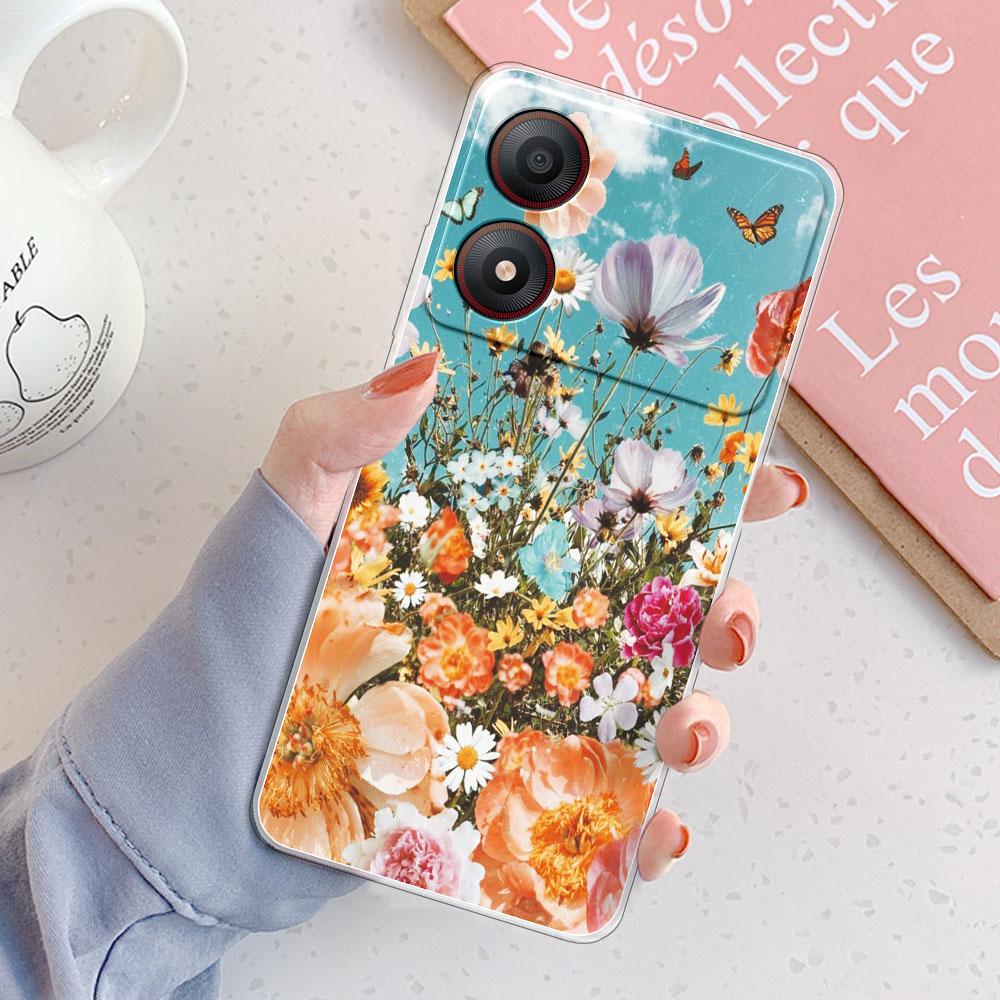 For ZTE Blade A34 Case For ZTE Blade A54 Cover Fashion Clear Protect Soft Silicone Phone Cases For ZTE Blade A34 A54 Coque Funda