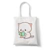 Kawaii Cats Cute Animal Fashion Shopper Bag High Capacity Canvas Bags Women Tote Bag Handbags Casual Girl Shoulder Bag For Girls