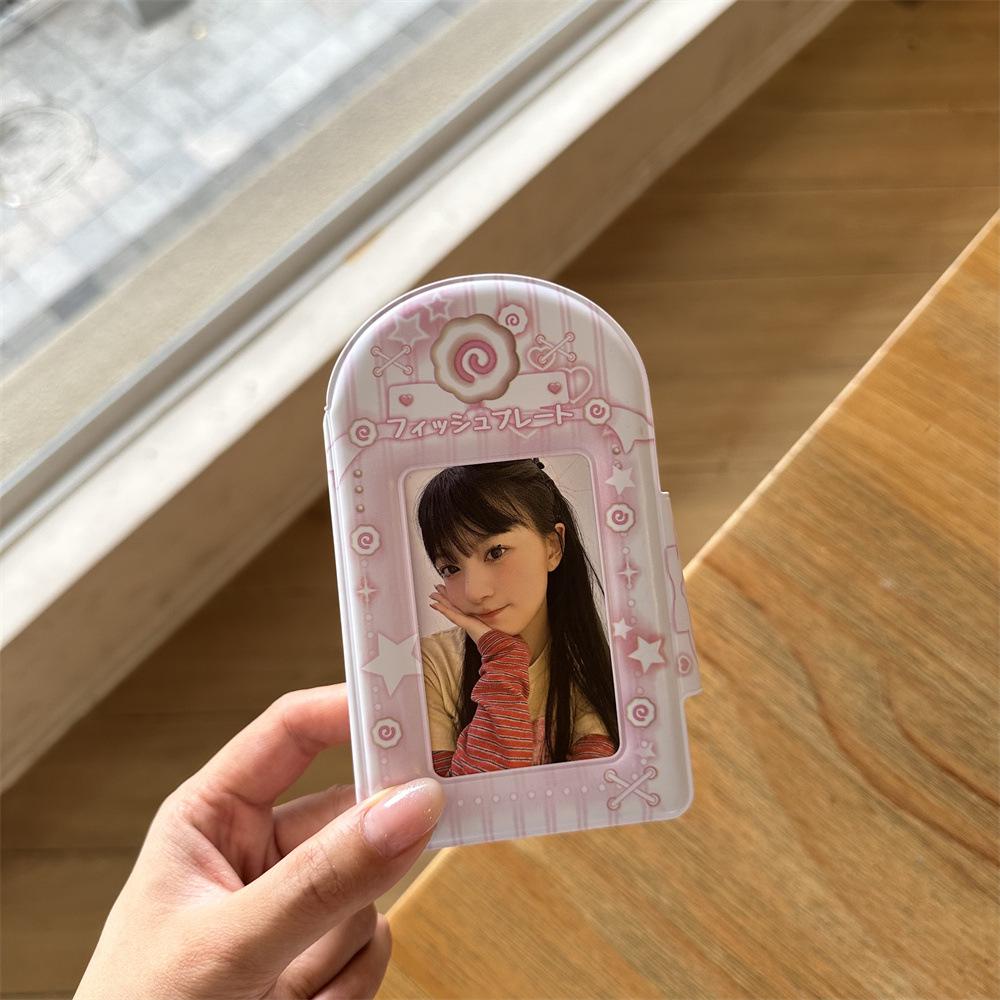 Hot Heart Fish Cake 3-Inch Instant Camera Photo Album & Card Holder for Idol Photocards