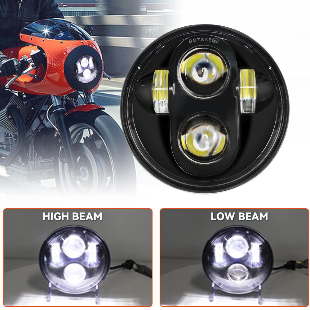 1 шт. 5,75-дюймовый светодиодный проектор фар для Triumph Rocket Iii 3 и Speed Triple и Street Triple 5 3/4" фара для Iron 883 Dyna
