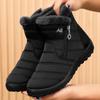 New Snow Women's Boots Comfortable Men's Boots Waterproof Women's Shoes Zipper Shoes Couple Soft Fur Women's Winter Boots