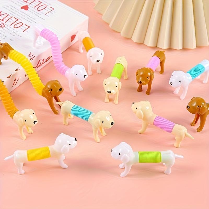 24pcs Stretchable Dog Toy Set, Shaped As Desired Perfect for Kids' Gifts, Classroom Prizes Party Favor Fillers