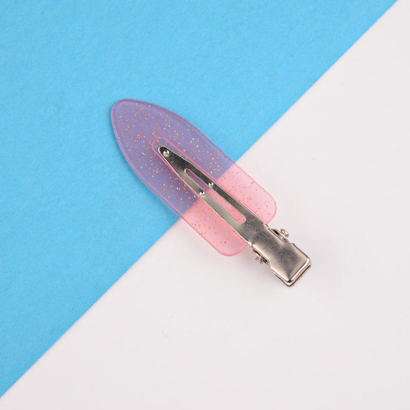 Acetate Hair Clip Women's Summer Side Hair Clip Duck Beak Clip Makeup Bangs Hair Clip Tiara