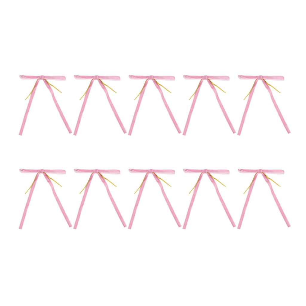 Christmas Bows Christmas Tree Ornaments for Wreaths Velvet Ribbon Bows for Indoor Outdoor Party Decorations