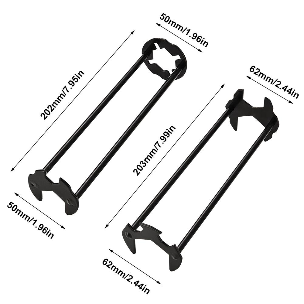 Multifunctional Sink Wrench Plumbing Repair Tool Four-Jaw Hex Under Sink Wrench Universal 7 Size Faucet Wrench for Bathroom Pipe