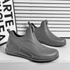 Chelsea rain shoes low short tube мужские нескользящие и износостойкие ботинки для морской рыбалки 2024 новые мужские водонепроницаемые дождевые сапоги