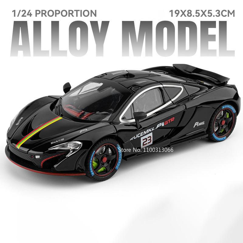 1:24 P1 720S Спортивные Суперкары Модели Игрушки Сплав Литье под Давлением Колесо Оттягиваются Назад Миниатюрные Спортивные Автомобили Двери Открываются Автомобиль Подарки на День Рождения