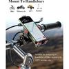 BRCOVAN Aluminum Alloy Motorcycle Phone Mount With Vibration Dampener & High-Speed Secure Lock, Anti-Theft Handlebar Cellphone Holder For Motorcycle
