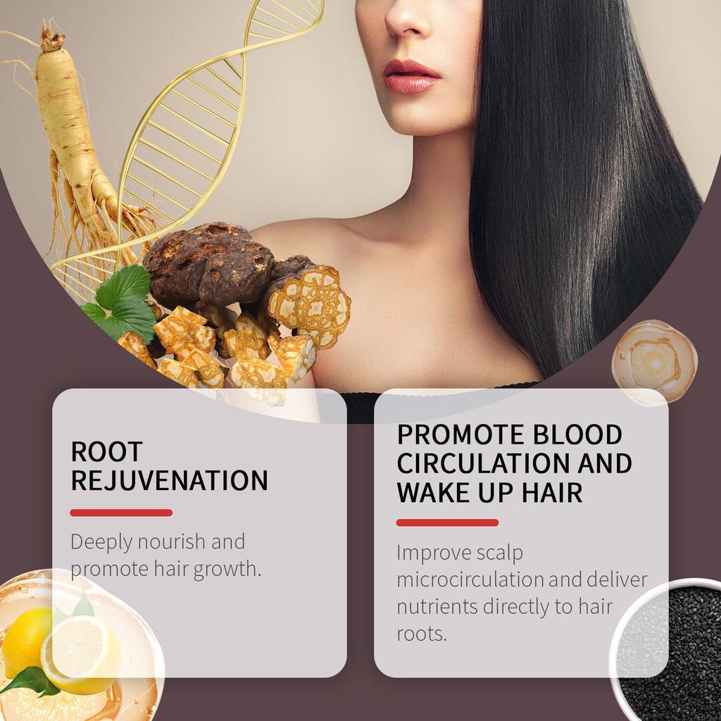 Шампунь Ginseng Multiflorum способствует росту волос, питает кожу головы, увлажняет, контролирует жирность кожи