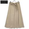210604936 Beige Viscose X Virgin Wool Belted Wrap Long Skirt Skirt 38 beigeUsed