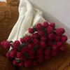 Diy Lily Of The Valley Rose Bouquet Blanket Handmade Weaving Material Pack Flower Carpet Gift