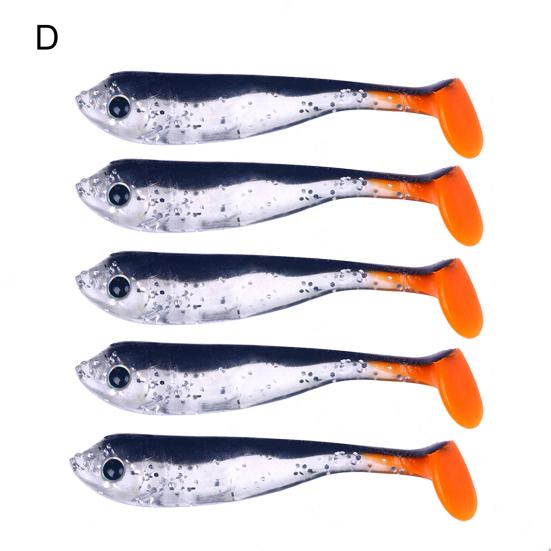 6,5 см/3 г искусственная приманка, имитирующая улов рыбы, хорошая прочность, силиконовая рыболовная приманка, весло, хвост, приманка, рыболовное оборудование