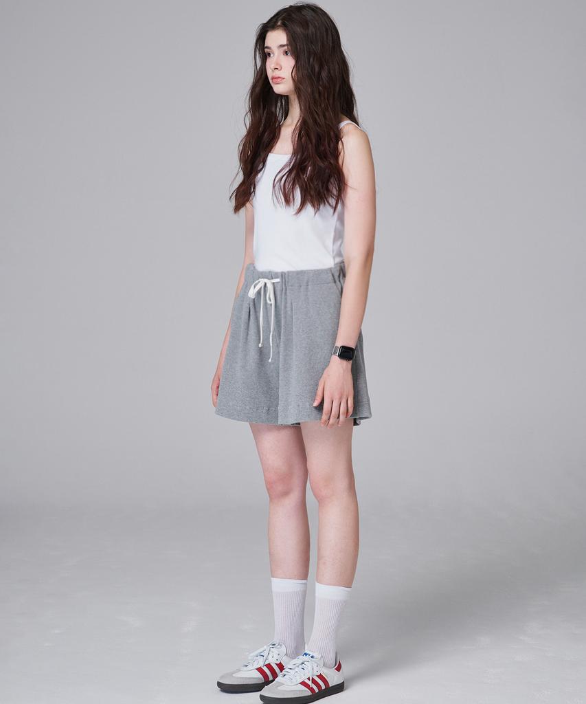 MALOUPE 2206 Waffle Elastic Waist Pants (Gray)