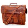 Men's Real Leather Vintage Laptop Messenger Handmade Briefcase Bag Satchel