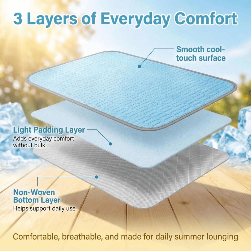 Breathable Pet Cooling Mat Cool Ice Silk Ice Pad Blankets Durable Sleeping Pad for Dog Cat