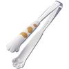 Tanabe Metal Tabletop Tongs, Catch Meow, White Egg, 1122