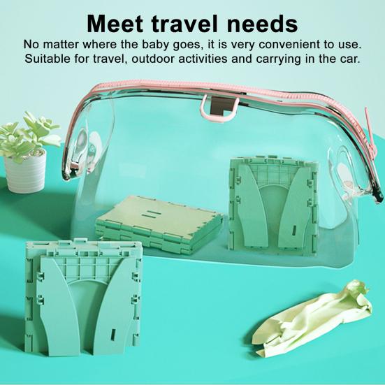 Детский горшок для приучения к туалету Складной Детский Портативный Сиденье для горшка Многоразовый