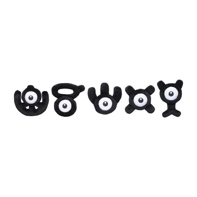 Pokemon Center Original Plush Toy Pokemon fit Unown H 11.5x11.5x4 (HWxDcm)