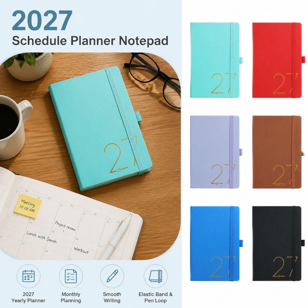 English A5 Agenda Planning Notebook Wear-resistant To-do List Notebook Business